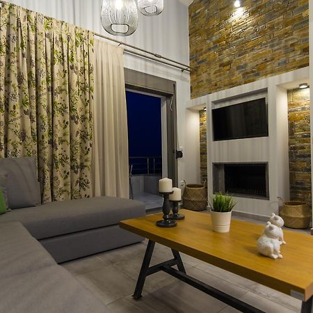 Ntinas Villa With Sea View スカラ・ポタミアス エクステリア 写真