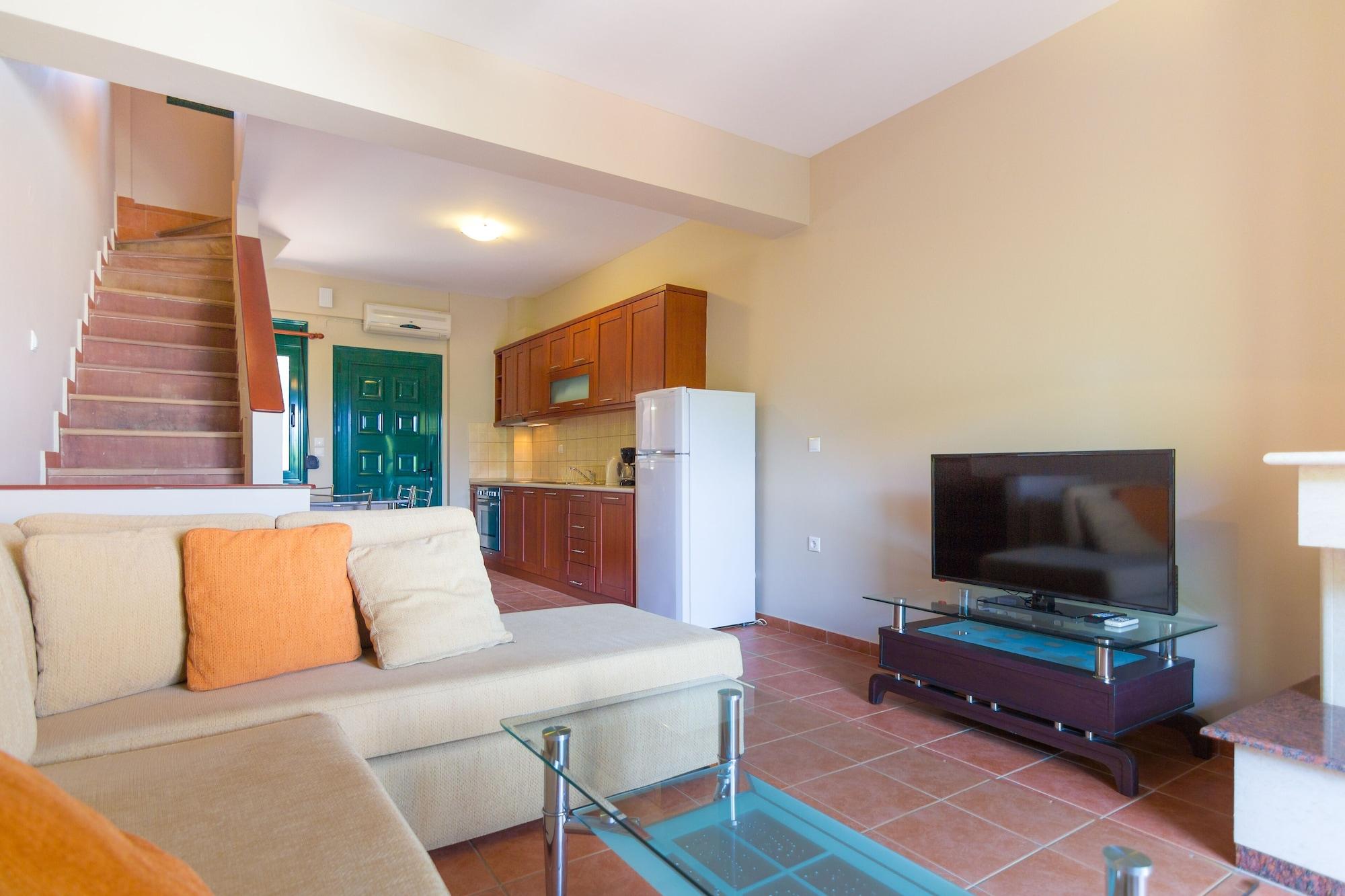 Ntinas Villa With Sea View スカラ・ポタミアス エクステリア 写真