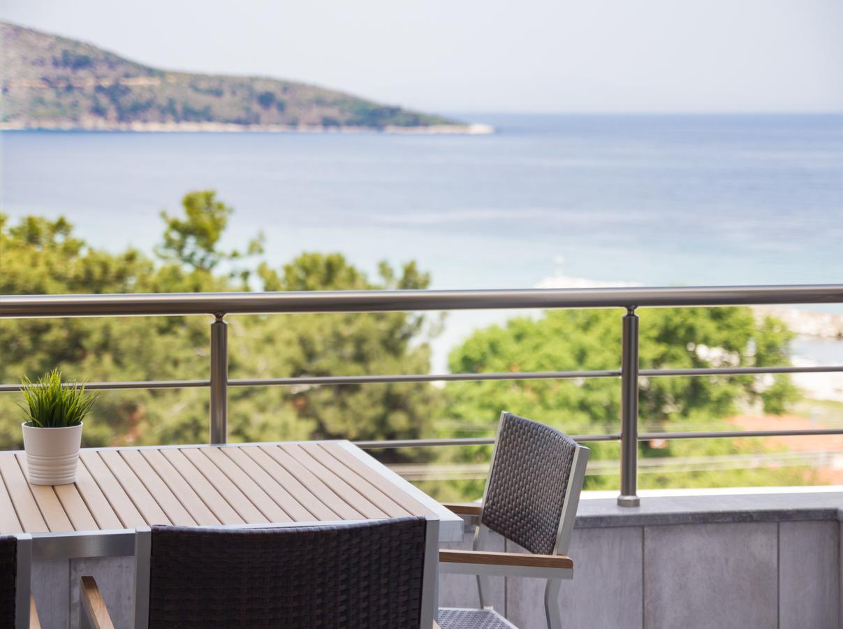 Ntinas Villa With Sea View スカラ・ポタミアス エクステリア 写真
