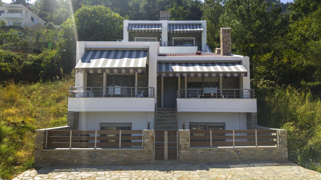 Ntinas Villa With Sea View スカラ・ポタミアス エクステリア 写真