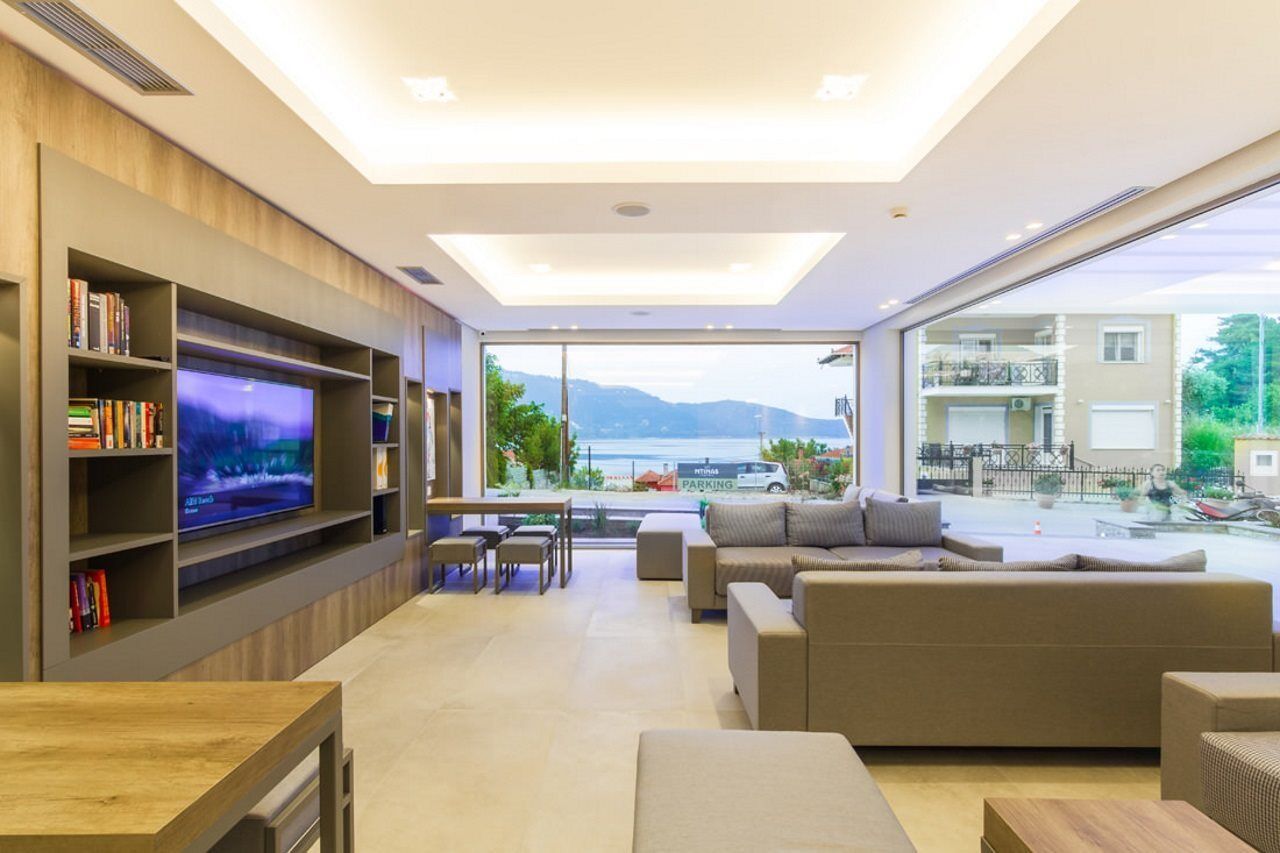 Ntinas Villa With Sea View スカラ・ポタミアス エクステリア 写真
